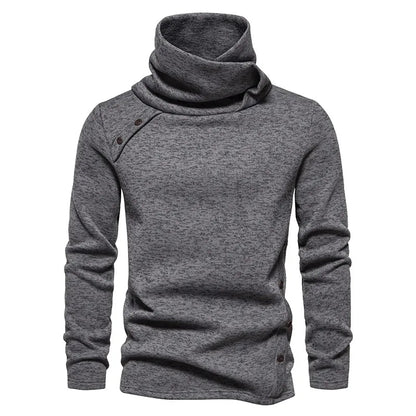 Men's Stand Collar Winter Jumper