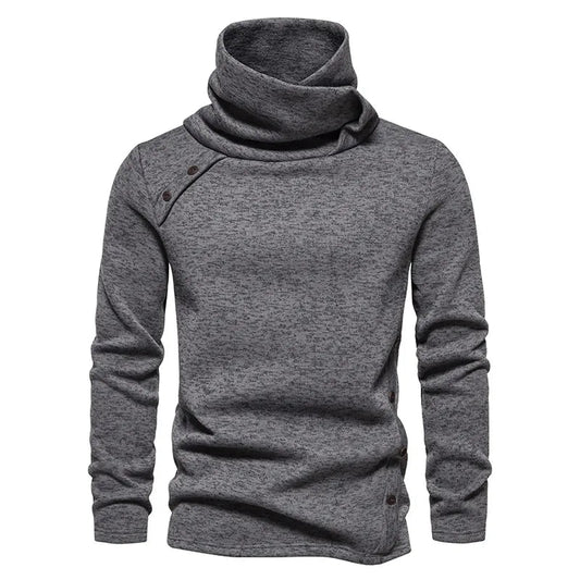Men's Stand Collar Winter Jumper