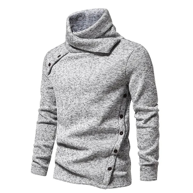 Men's Stand Collar Winter Jumper
