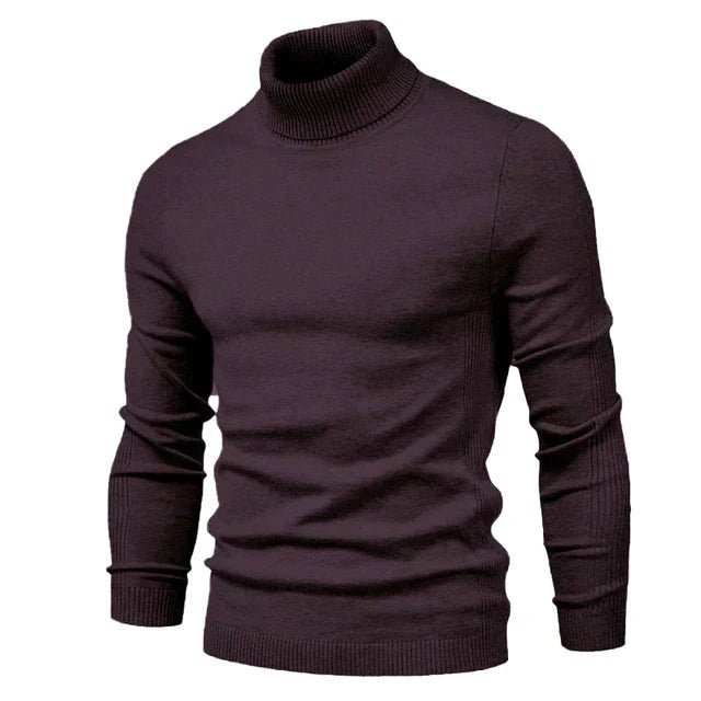 Men's Classic Roll Neck Jumper