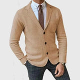 Men's Tailored Knit Blazer Jacket