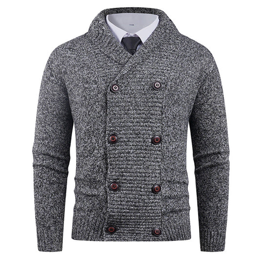 Men's Shawl Collar Knit Cardigan