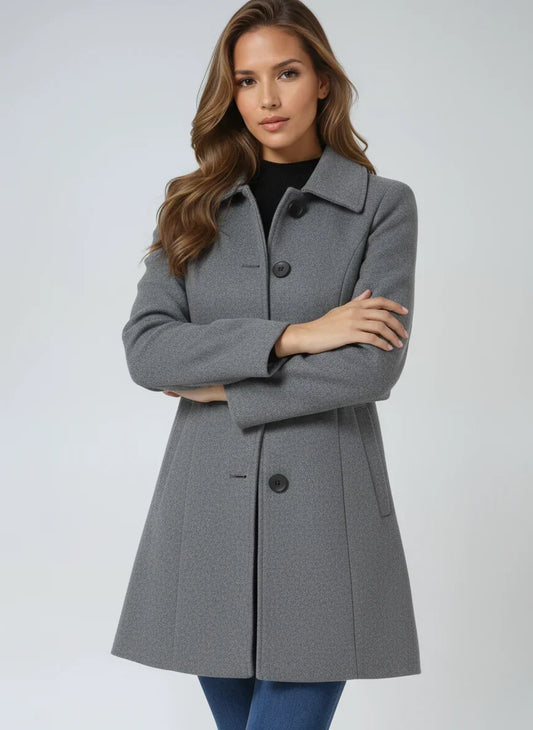 Women's A-Line Classic Wool Coat