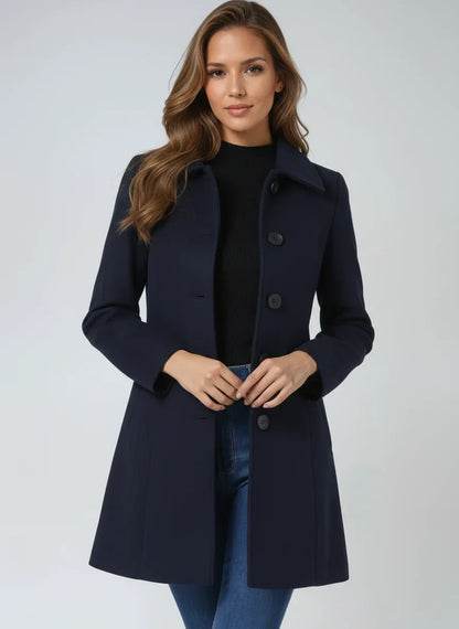 Women's A-Line Classic Wool Coat