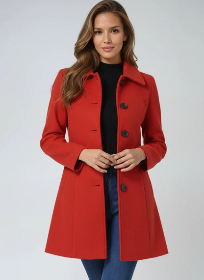 Women's A-Line Classic Wool Coat