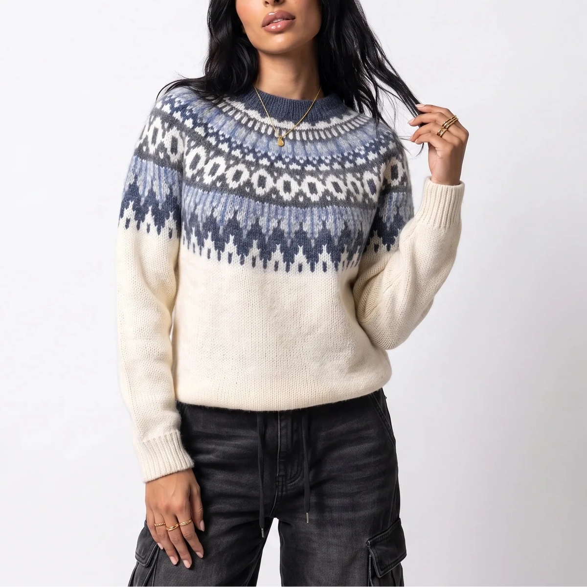Women's Fair Isle Knit Jumper